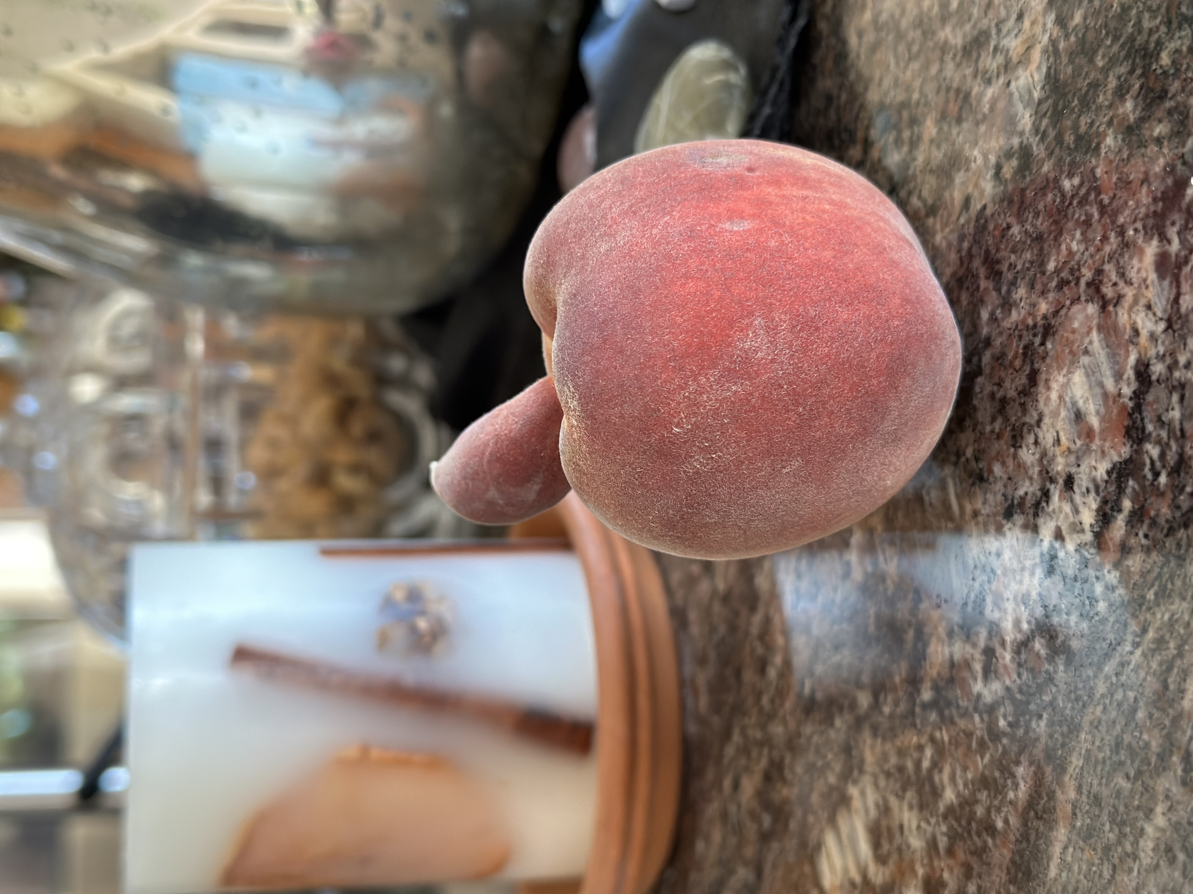 Peach harvest crates